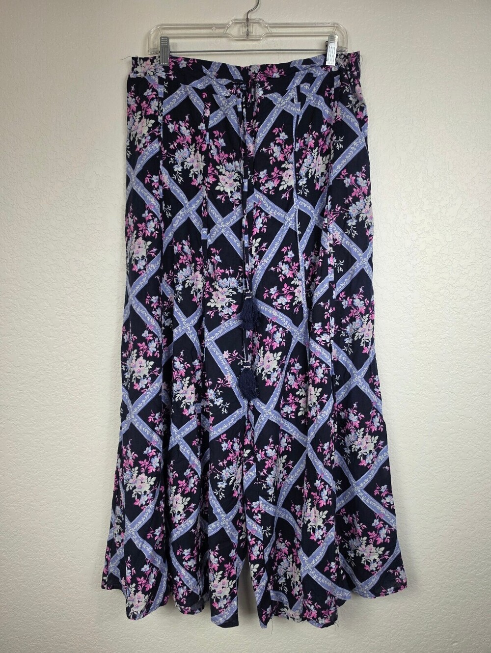 NWT Free People Intimately Floral Wide Leg Pants Medium